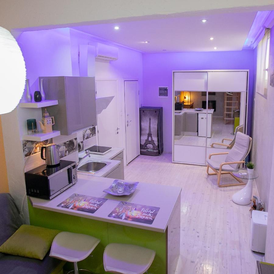 테살로니키 Orange And Blue Studio Downtown 5 Min From White Tower 아파트 외부 사진