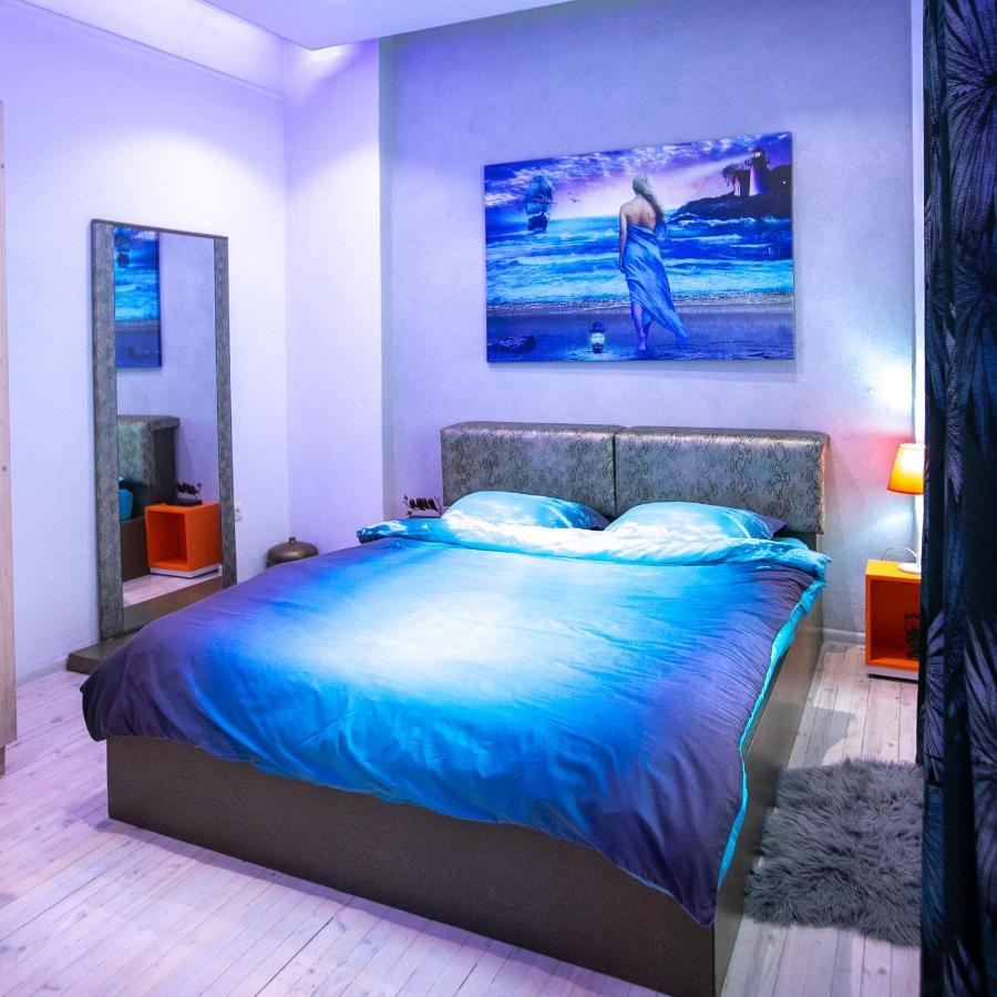 테살로니키 Orange And Blue Studio Downtown 5 Min From White Tower 아파트 외부 사진