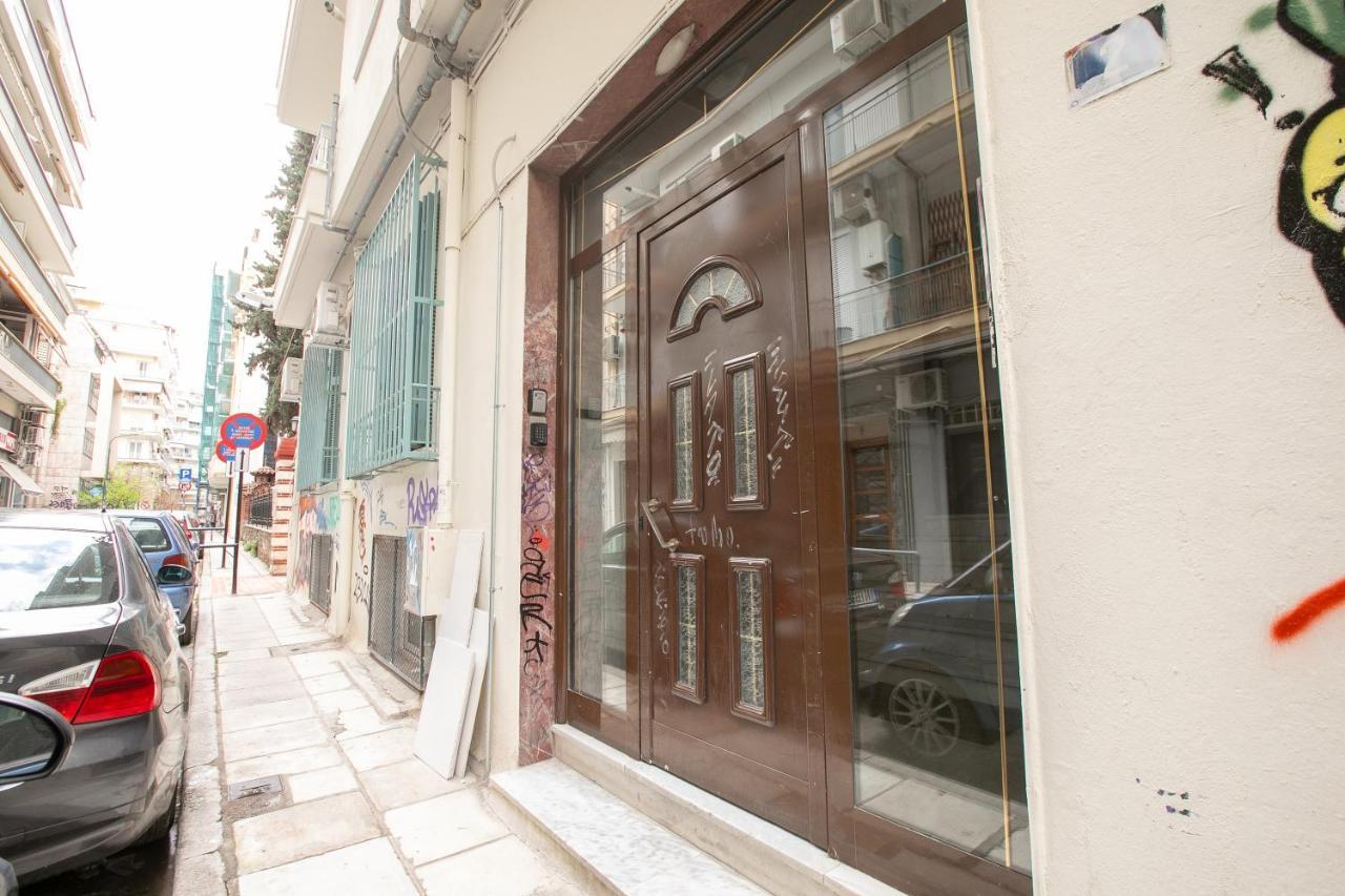 테살로니키 Orange And Blue Studio Downtown 5 Min From White Tower 아파트 외부 사진