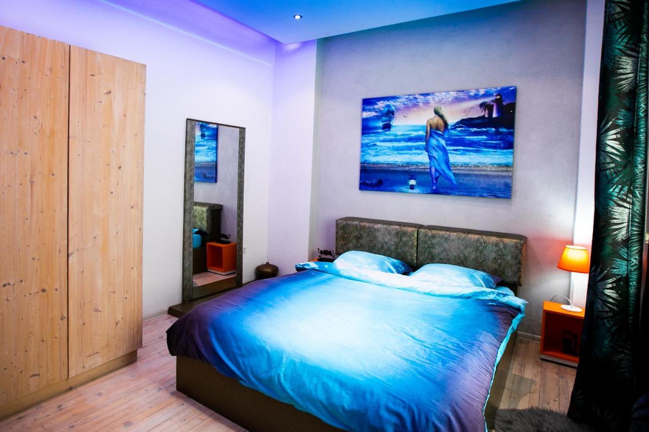 테살로니키 Orange And Blue Studio Downtown 5 Min From White Tower 아파트 외부 사진