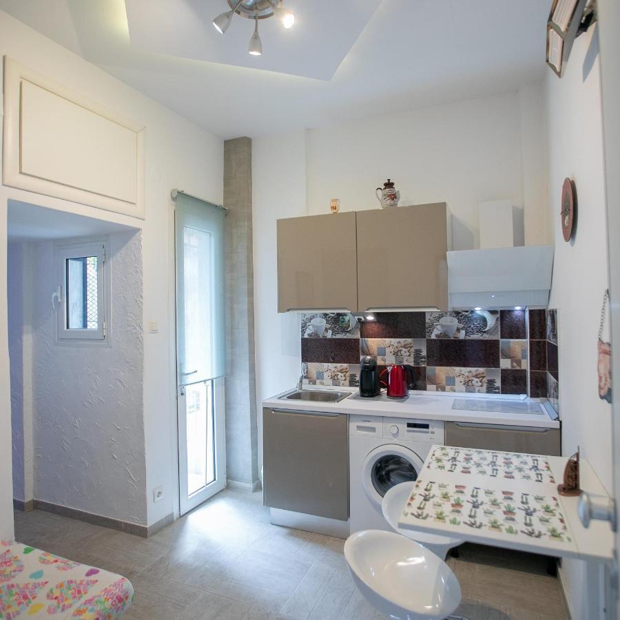 테살로니키 Orange And Blue Studio Downtown 5 Min From White Tower 아파트 외부 사진
