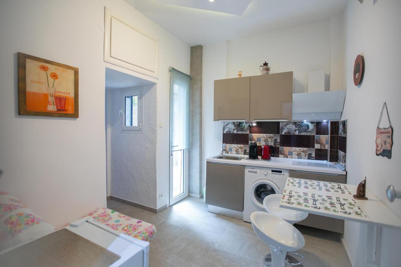 테살로니키 Orange And Blue Studio Downtown 5 Min From White Tower 아파트 외부 사진