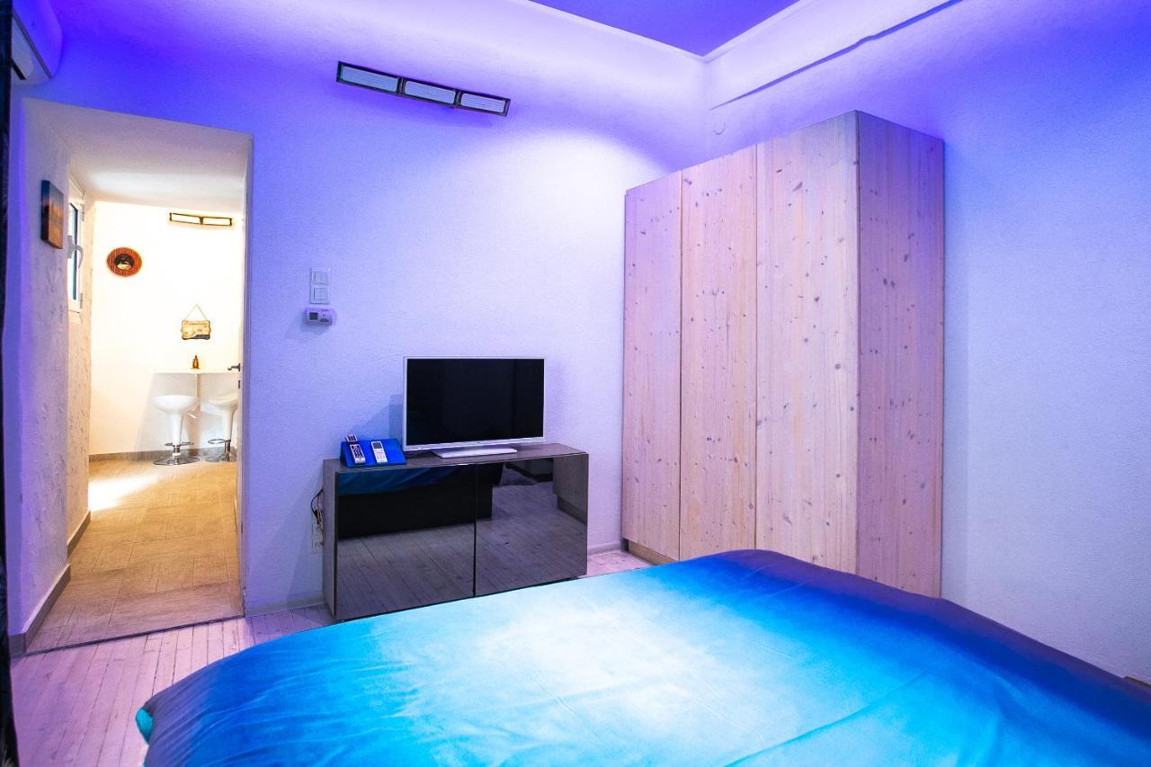 테살로니키 Orange And Blue Studio Downtown 5 Min From White Tower 아파트 외부 사진