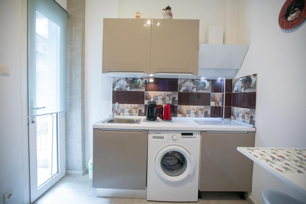 테살로니키 Orange And Blue Studio Downtown 5 Min From White Tower 아파트 외부 사진